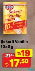 DR. OETKER ŞEKERLİ VANİLİN 10'LU fiyat ve kampanya bilgisi